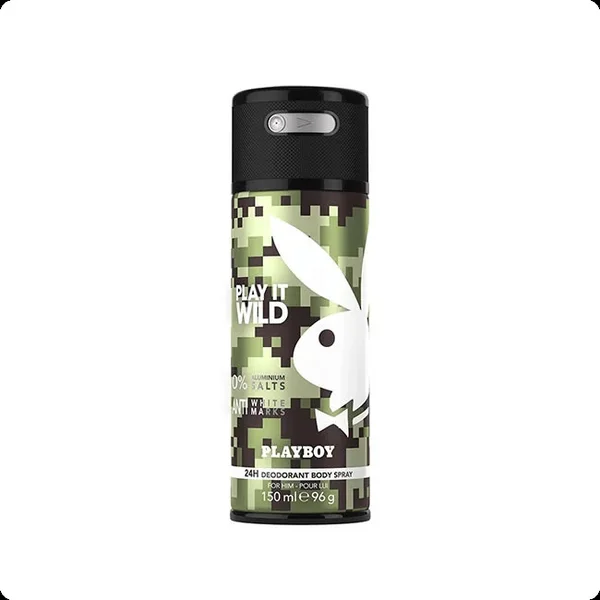 Playboy Men Play It Wild Deodorant Spray 150 ml