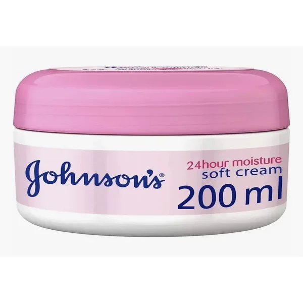 Johnson's 24 Hour Moisture - Soft Cream (Made in UAE) - 200 ml