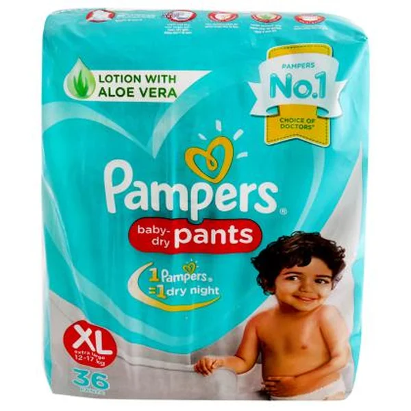 Pampers Baby Dry Diapers Pant System (XL+L+M)(Indian) Pampers